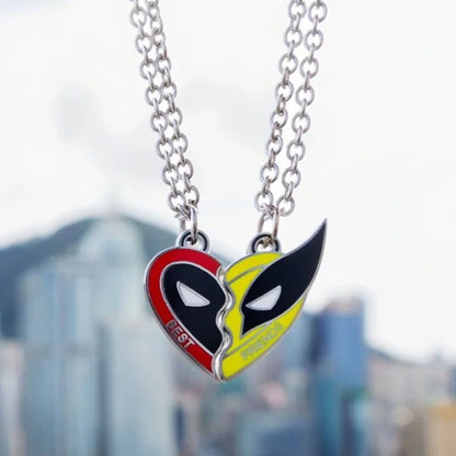 COLLARES & LAVEROS DEADPOOL & WOLVERINE  LOVE BFF