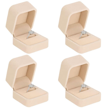 CAJA DE REGALO ANILLOS TERCIOPELO
