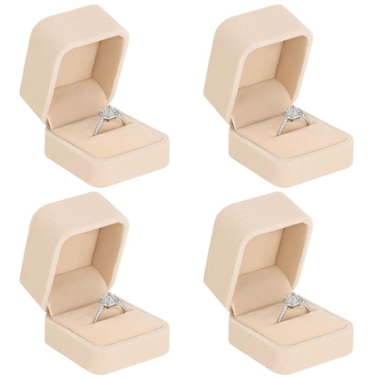 CAJA DE REGALO ANILLOS TERCIOPELO