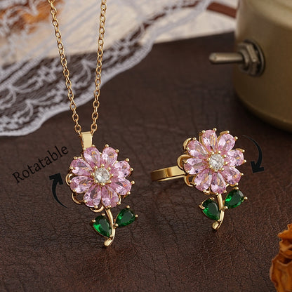 COLLAR FLOR FEMENINA  MINIMALISTA ELEGANTE