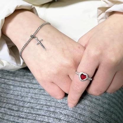 BRAZALETE Y ANILLO   DAGA & CORAZÓN  DE PAREJA EDICIÓN LIMITADA