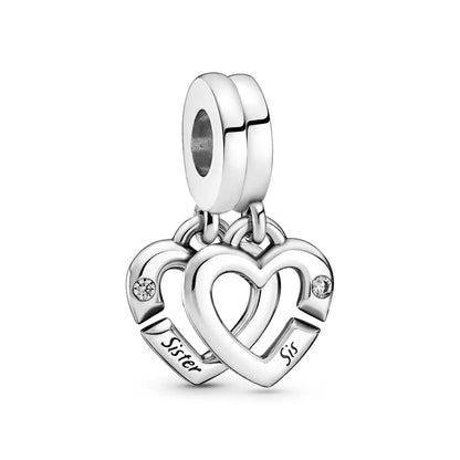 COLLAR CHARMS DIJES PARA  COMPARTIR CORAZONES