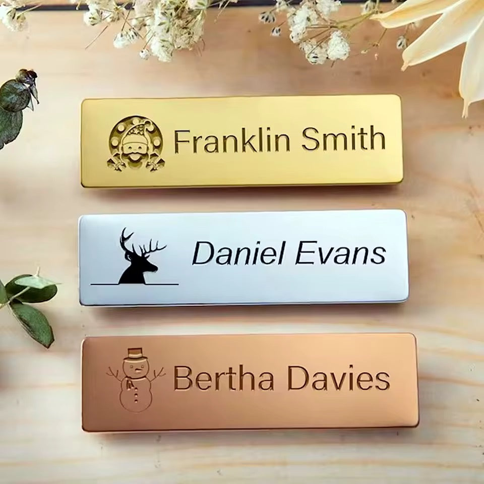 BROCHE PERSONALIZADO EN ACERO INOXIDABLE MÉDICO PROFESIONES