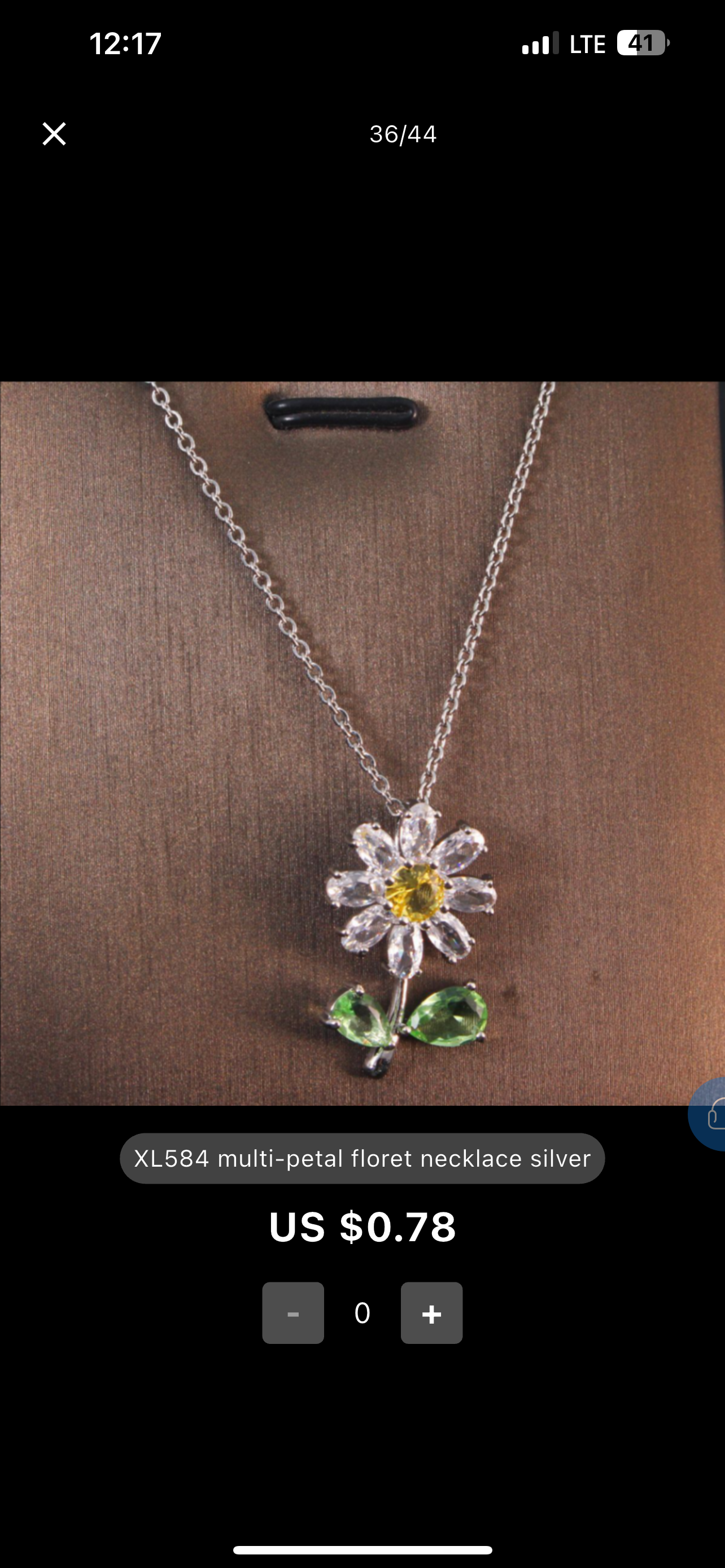 COLLAR FLOR FEMENINA  MINIMALISTA ELEGANTE