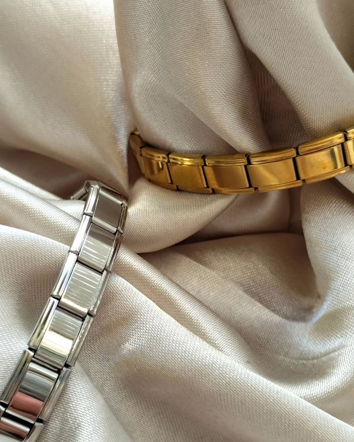 BRAZALETE ESTILO ITALIANO UNISEX PERSONALIZABLES