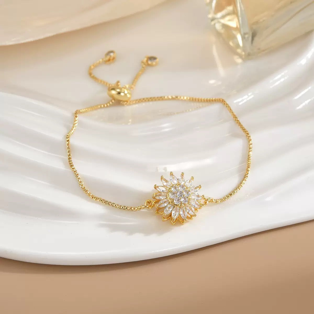 BRAZALETE GIRASOL GIRATORIO ANTIESTRÉS ANTI ANSIEDAD MINIMALISTA ELEGANTE