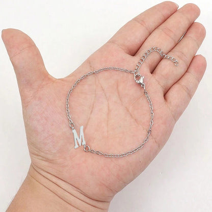 BRAZALETE DE  LETRAS INICIALES MINIMALISTA