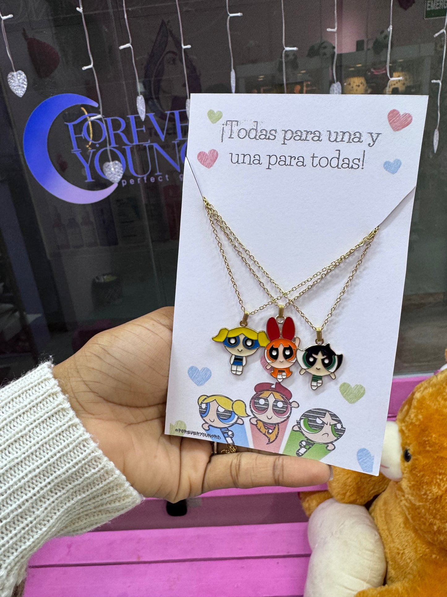 COLLARES DE MEJORES AMIGAS CHICAS SUPERPODEROSAS