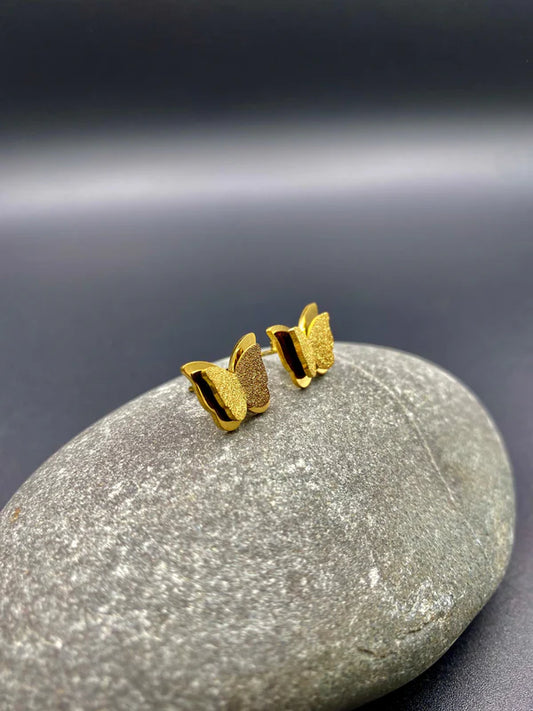 PENDIENTES ARETES LITTLE  BUTTERFLY MARIPOSA  MINIMALISTAS