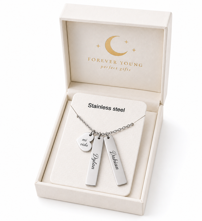 COLLAR 3 PLACAS   PERSONALIZADAS