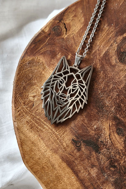 COLLAR DIJE HUECO DE LOBO 🐺