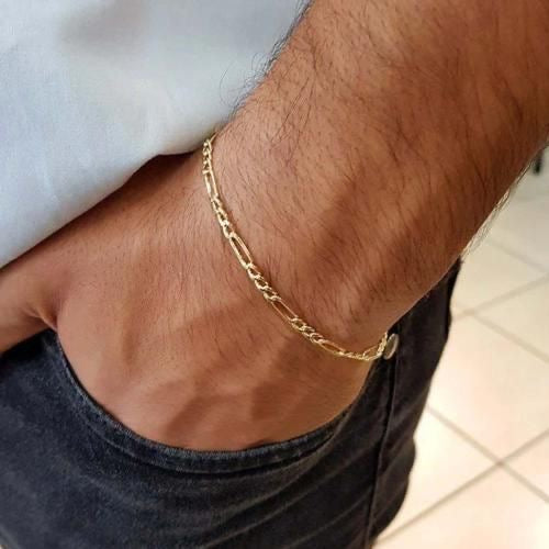 BRAZALETE CADENA ESTILO FUGARO MINIMALISTA