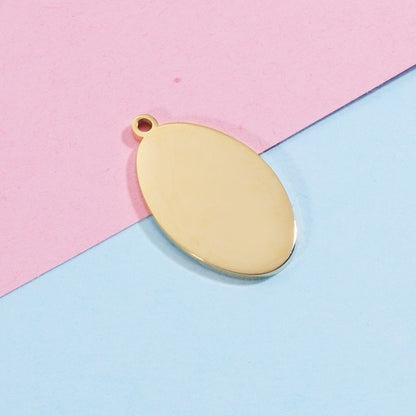 COLLAR OVALADO  UNISEX PERSONALIZADO