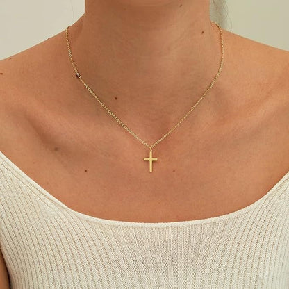 COLLAR CRUZ PEQUEÑA   MINIMALISTA UNISEX