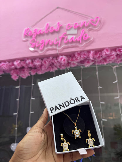 ARETES TORTUGA ELEGANTES DISEÑO DE ÓLEO  DELICADO