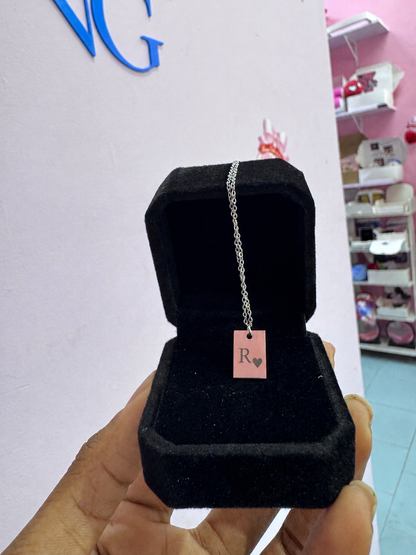 COLLAR RECTÁNGULO  MINIMALISTA PERSONALIZADO