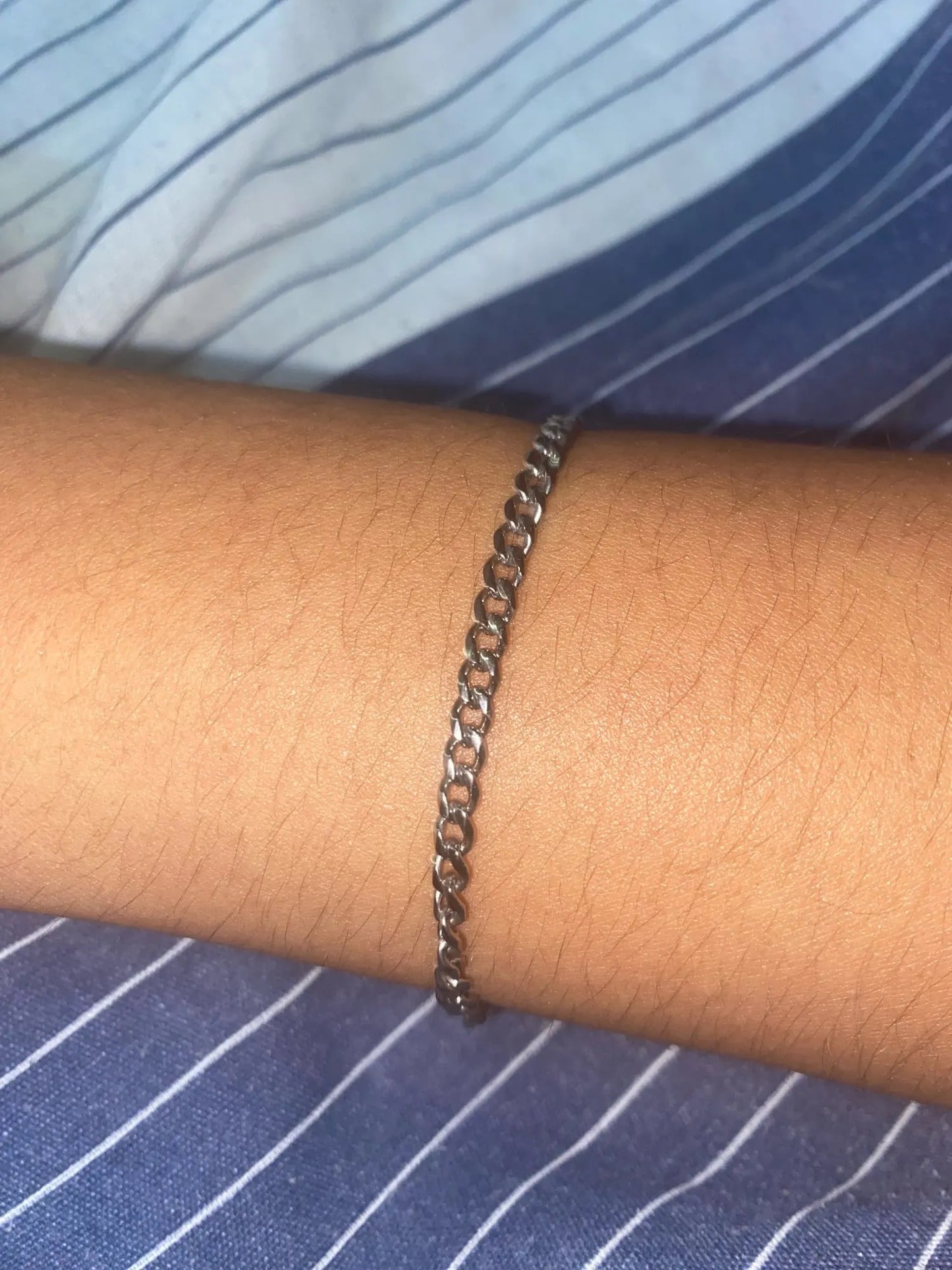 BRAZALETE CADENA ESTILO CUBANO