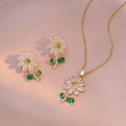 COLLAR FLOR FEMENINA  MINIMALISTA ELEGANTE