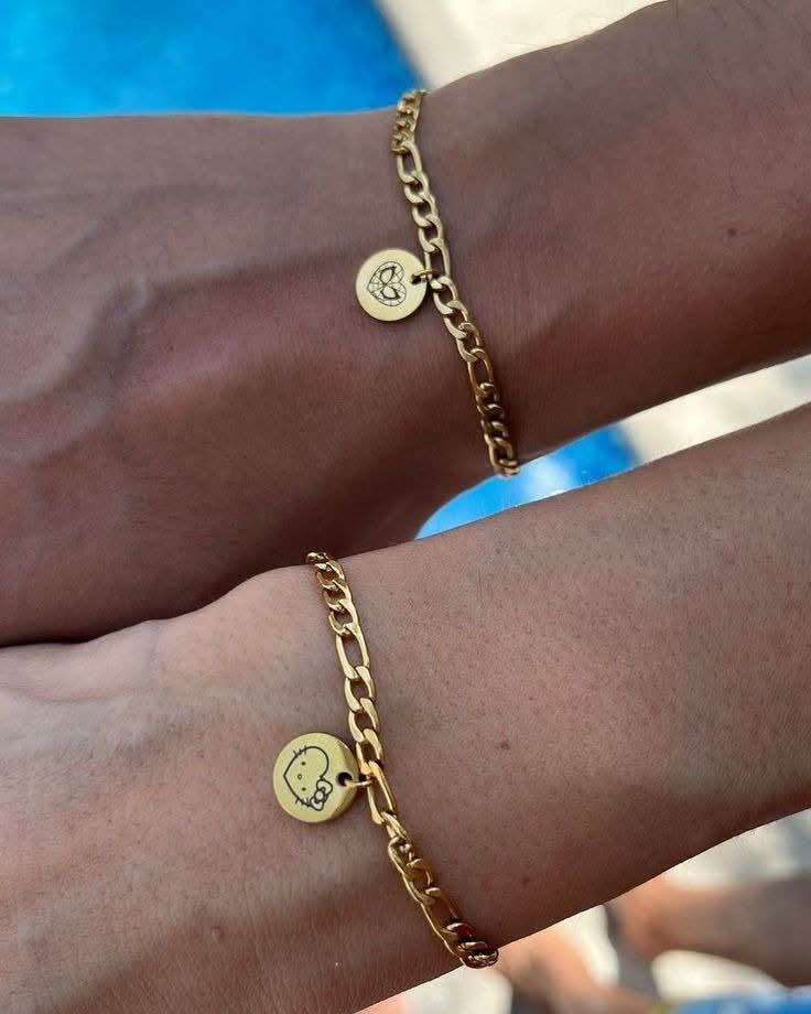 BRAZALETE CADENA ESTILO FUGARO MINIMALISTA