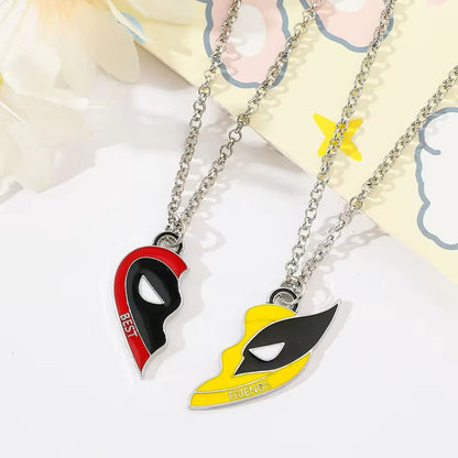 COLLARES & LAVEROS DEADPOOL & WOLVERINE  LOVE BFF