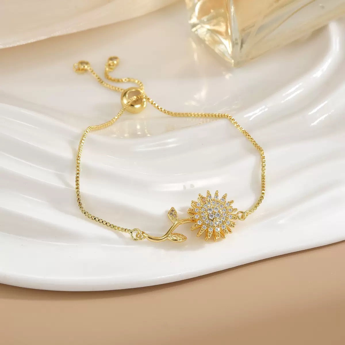 BRAZALETE GIRASOL GIRATORIO ANTIESTRÉS ANTI ANSIEDAD MINIMALISTA ELEGANTE