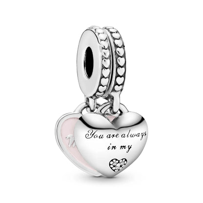 COLLAR CHARMS DIJES PARA  COMPARTIR CORAZONES