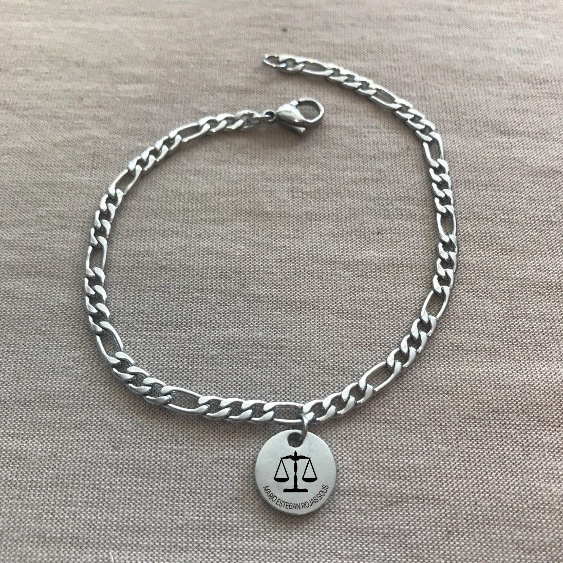 BRAZALETE CADENA ESTILO FUGARO MINIMALISTA