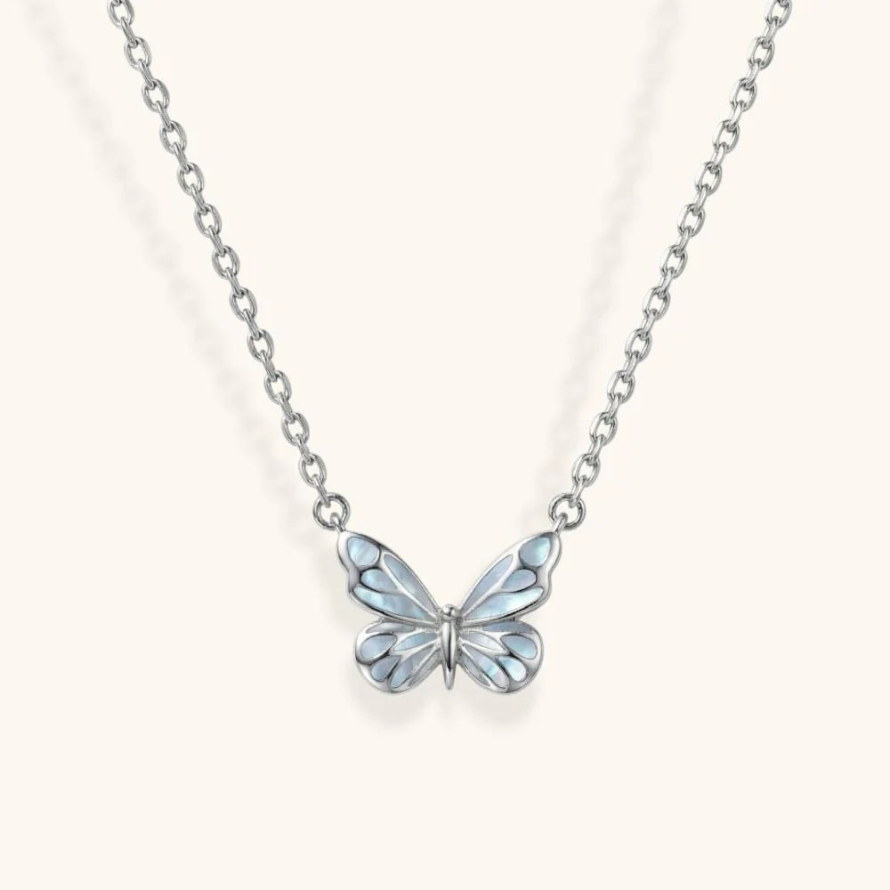 COLLAR Y BRAZALETE LUMINOSO MARIPOSA MINIMALISTA