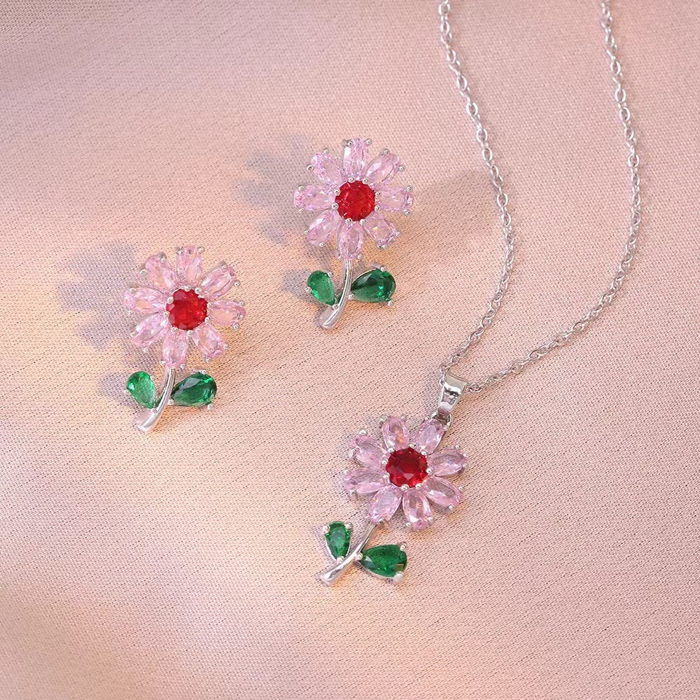 COLLAR FLOR FEMENINA  MINIMALISTA ELEGANTE