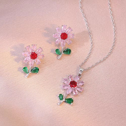 COLLAR FLOR FEMENINA  MINIMALISTA ELEGANTE