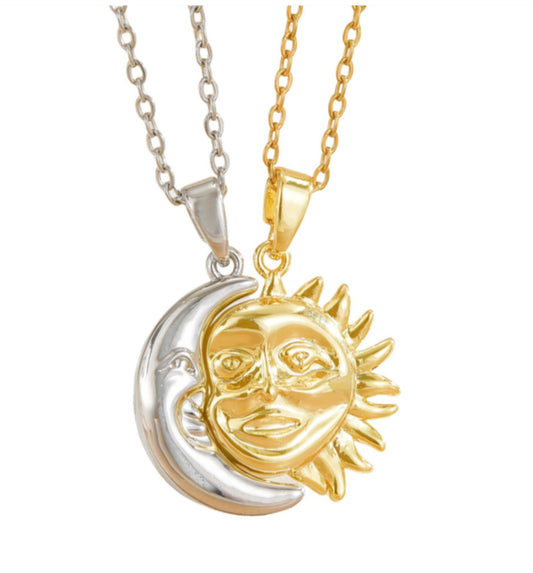 COLLARES  PROMESA  SOL & LUNA CELESTIAL