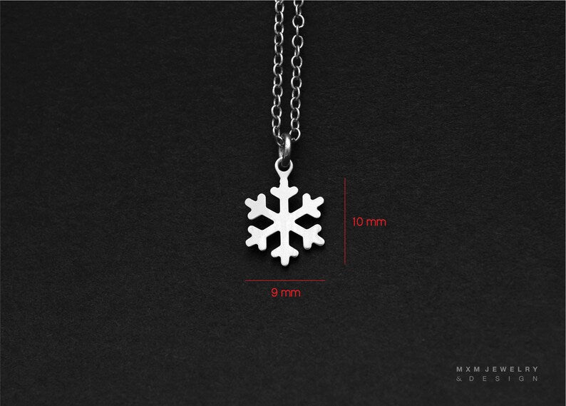 COLLAR COPO DE NIEVE  MINIMALISTA