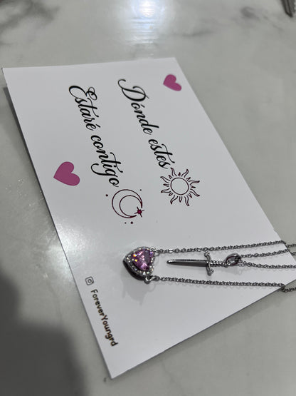 COLLARES DAGA & CORAZÓN  DE PAREJA EDICIÓN LIMITADA