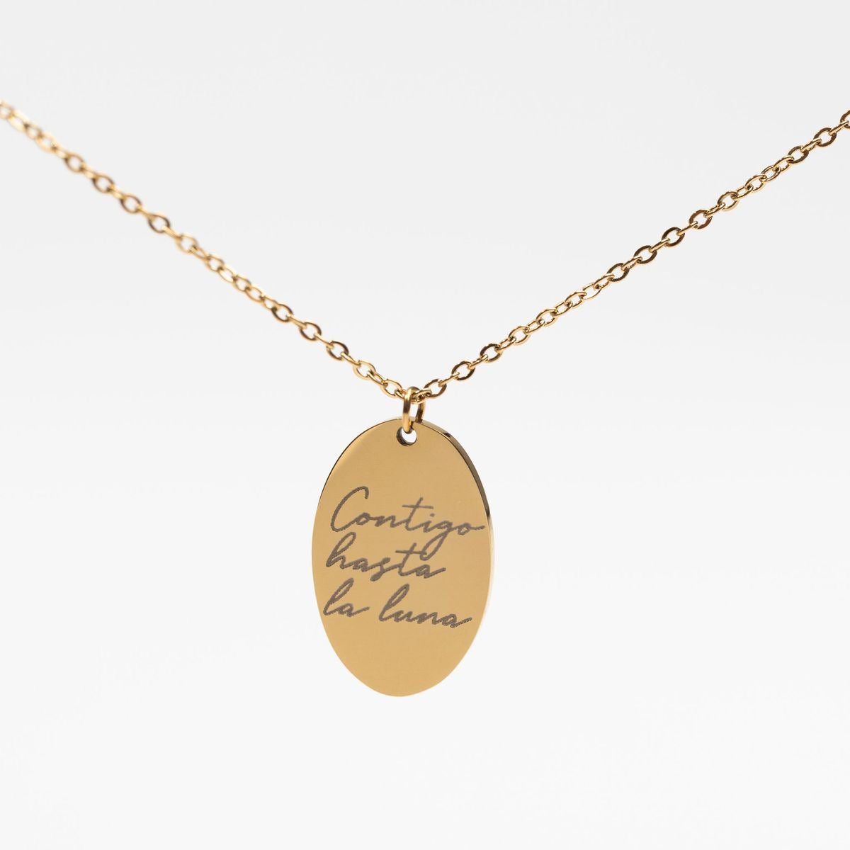 COLLAR OVALADO  UNISEX PERSONALIZADO