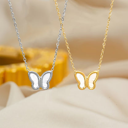 COLLAR MARIPOSA ELEGANTE MINIMALISTA