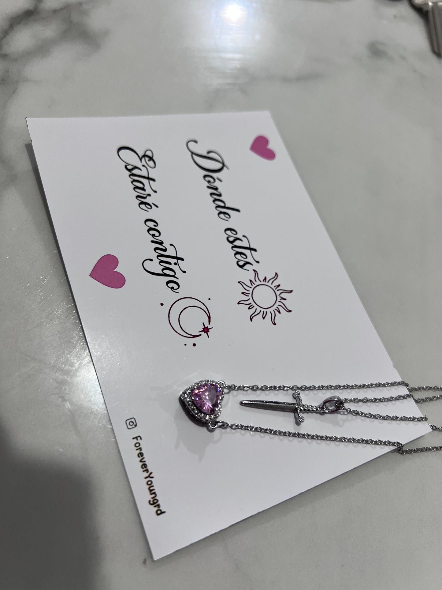 COLLARES DAGA & CORAZÓN  DE PAREJA EDICIÓN LIMITADA