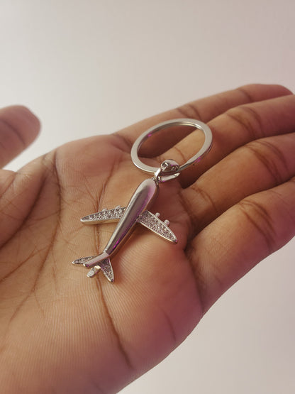 LLAVERO TRAVEL AVIÓN  PERSONALIZABLE 3D