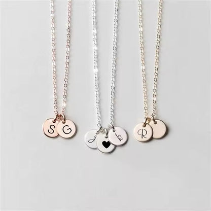 COLLAR DIJES CIRCULARES MINIMALISTAS PERSONALIZADOS