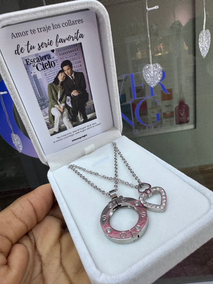 COLLARES PAREJA ESCALERA AL CIELO DORAMA