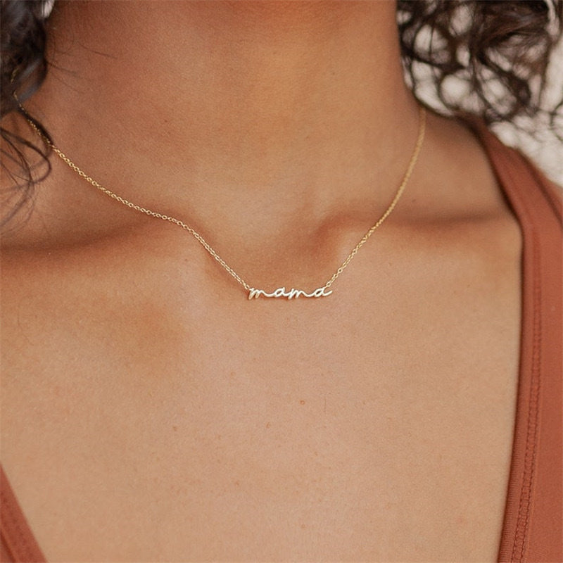 COLLAR MAMÁ MADRE  MINIMALISTA
