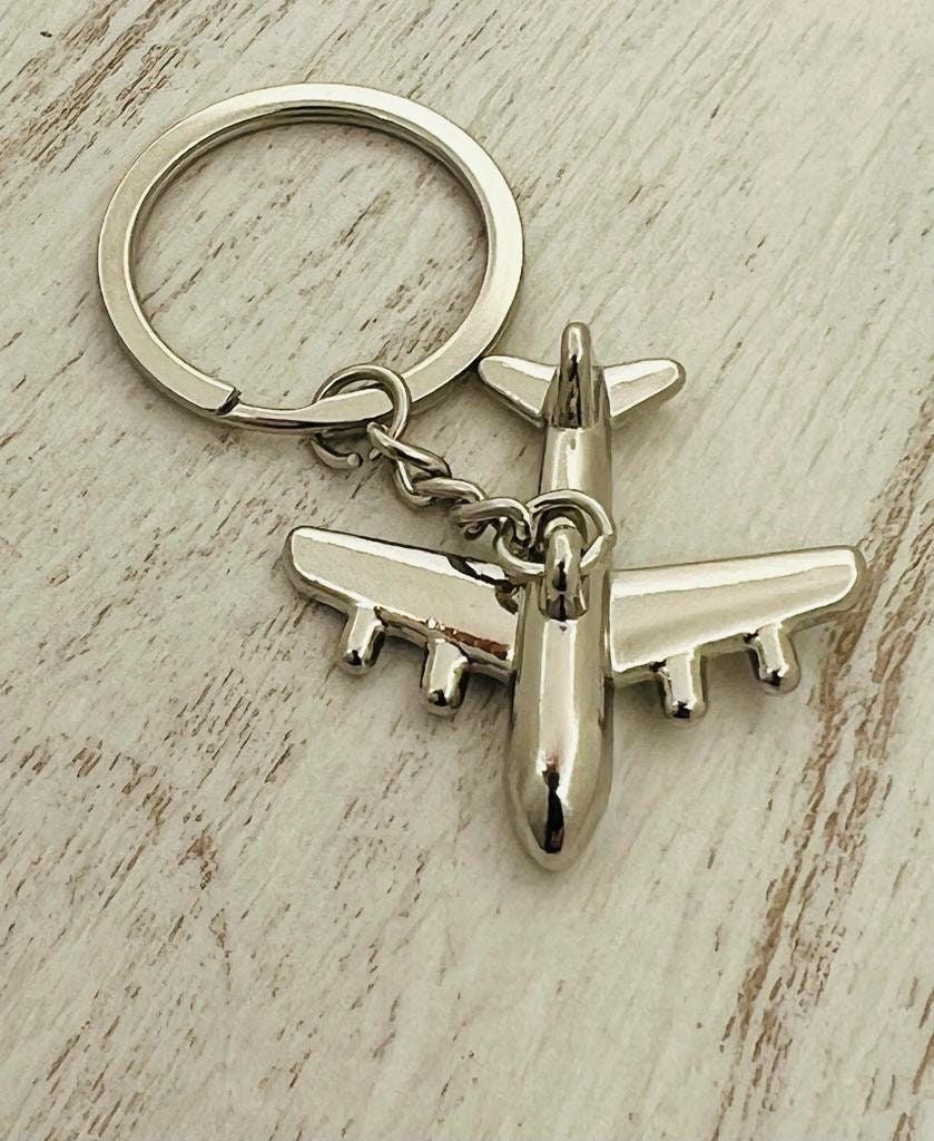 LLAVERO TRAVEL AVIÓN  PERSONALIZABLE 3D