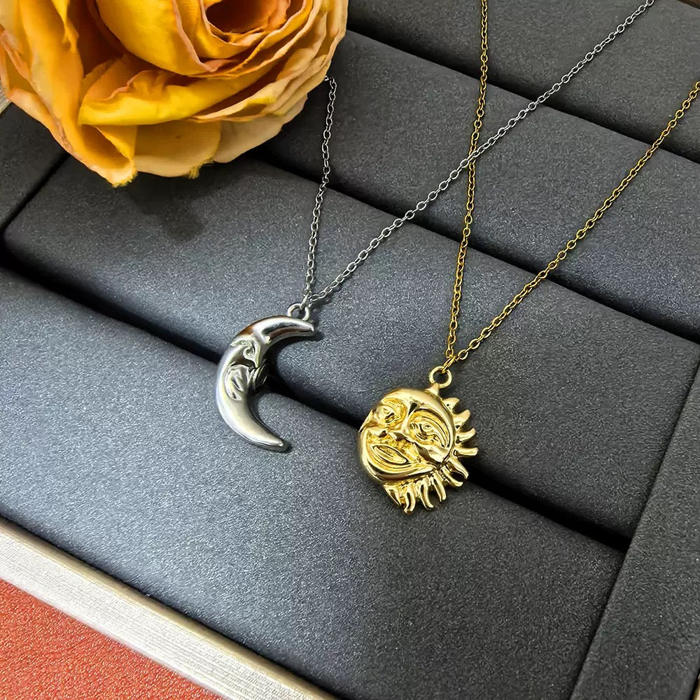 COLLARES  PROMESA  SOL & LUNA CELESTIAL