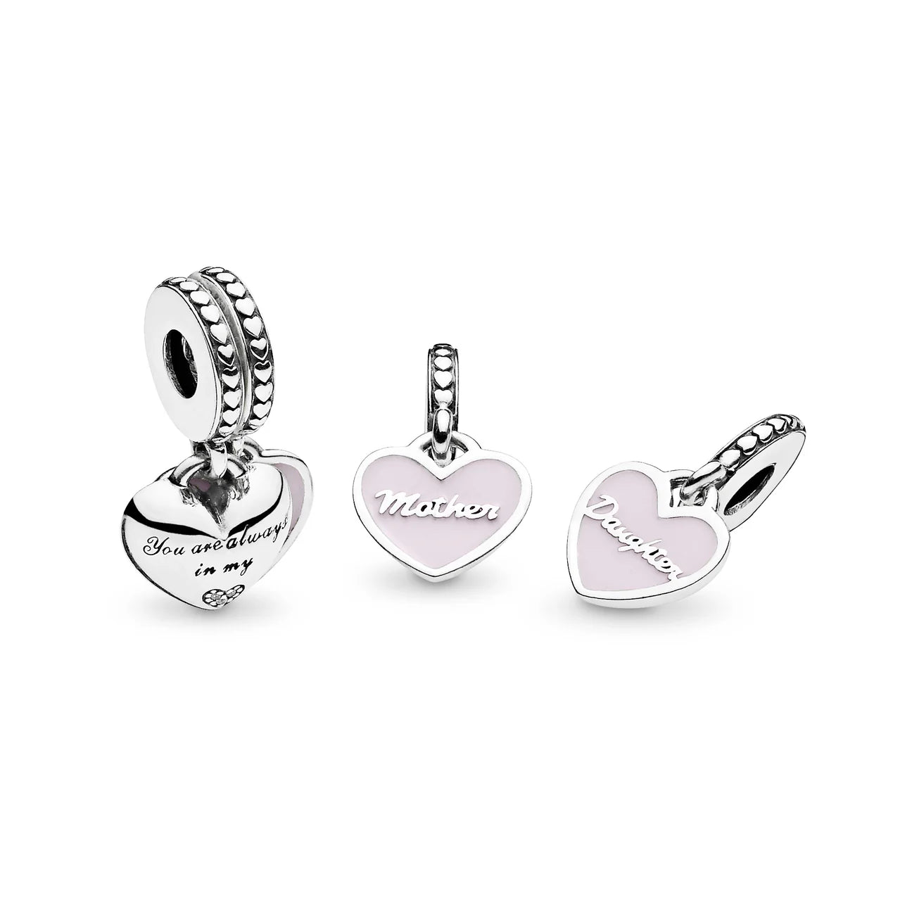 COLLAR CHARMS DIJES PARA  COMPARTIR CORAZONES