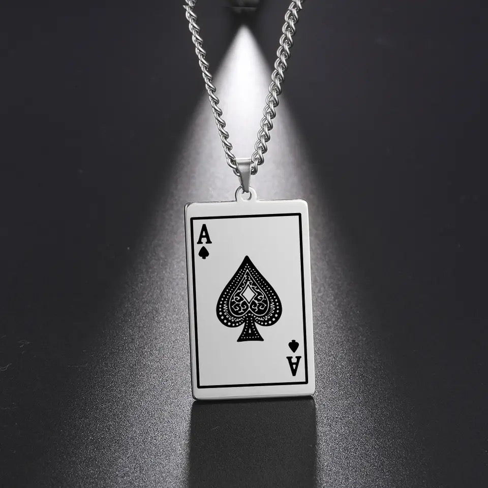 COLLAR CARTA DE PÓKER