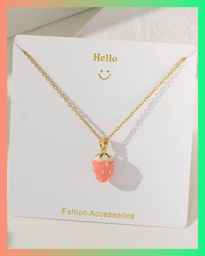 COLLAR  FRESA   MINIMALISTA