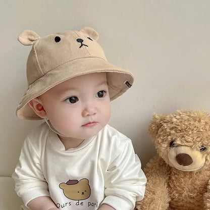 GORRA DE OSITO TIERNO PARA NIÑO BEBÉ