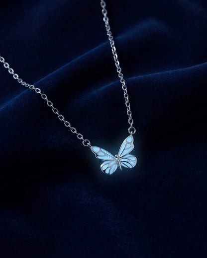 COLLAR Y BRAZALETE LUMINOSO MARIPOSA MINIMALISTA
