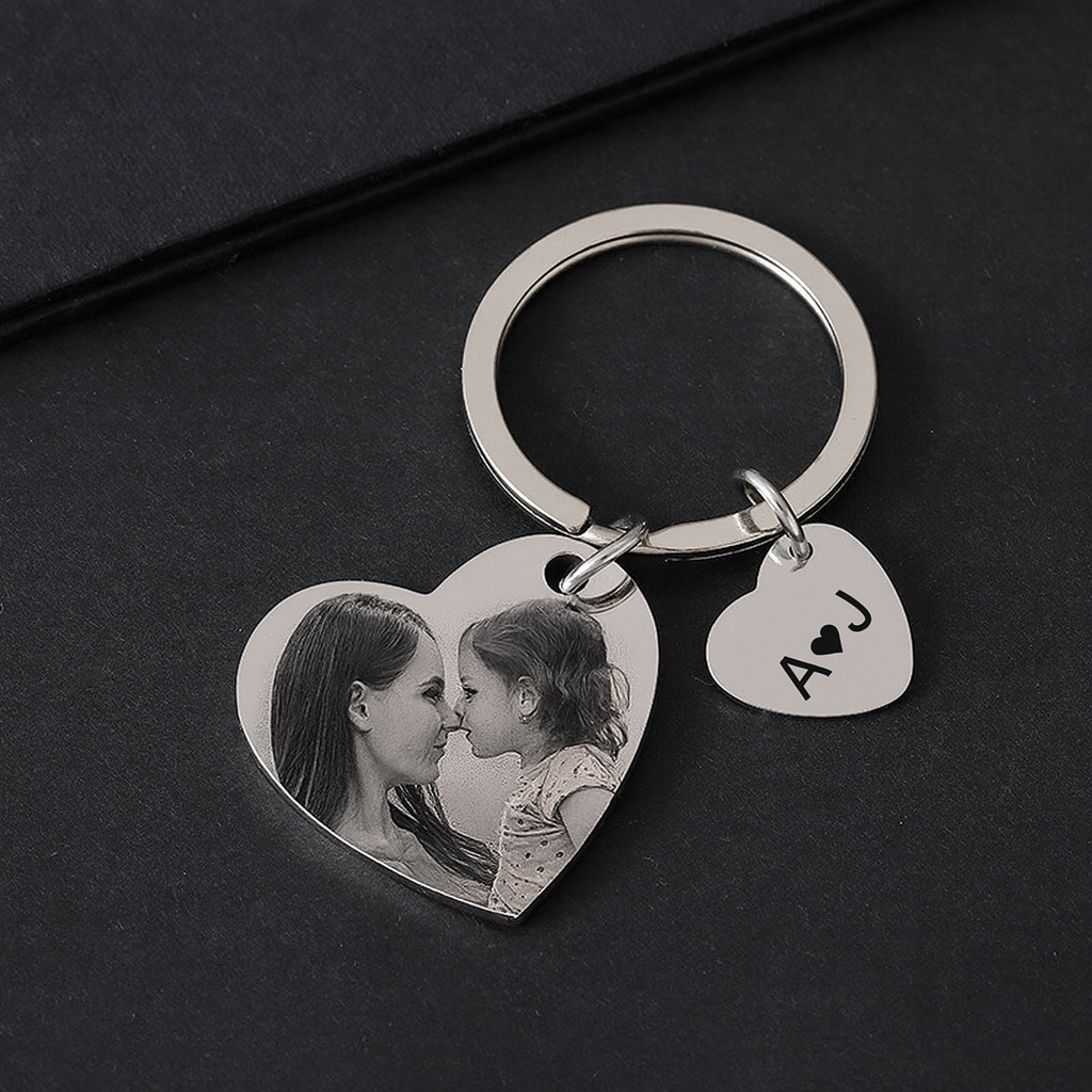 LLAVERO ACERO INOXIDABLE CIRCULO MINIMALISTA PERSONALIZADO