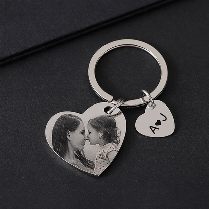 LLAVERO ACERO INOXIDABLE CIRCULO MINIMALISTA PERSONALIZADO