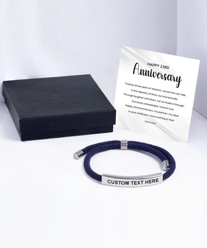 BRAZALETES TEJIDOS PERSONALIZADOS
